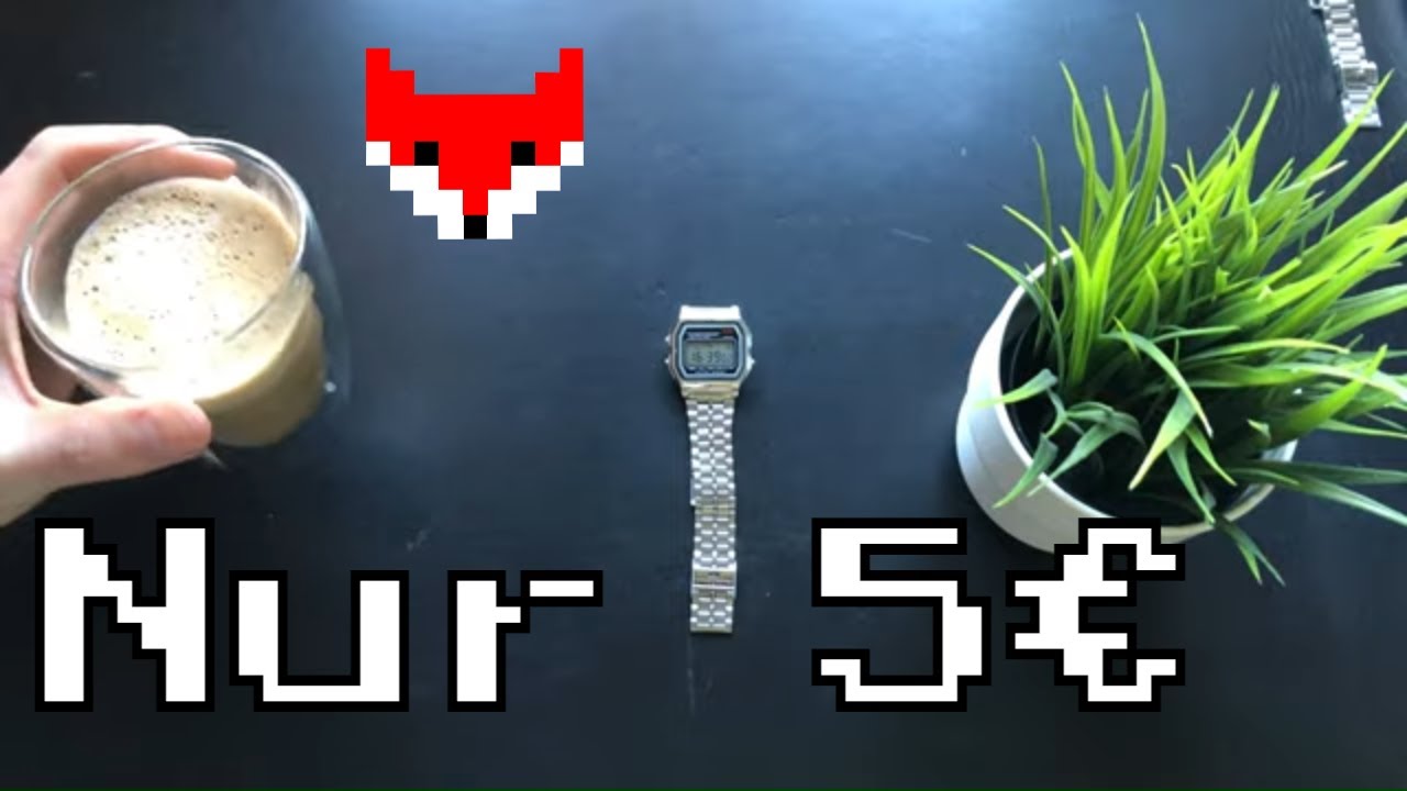 Digitale Uhr f&uuml;r unter 5&euro; | G&uuml;nstige Alternative zu Casio A158 |  Retro Metall Digital 80er Vintage