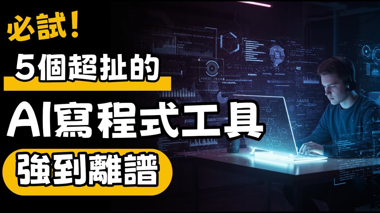 🔥2025年AI寫程式神器Top 5！程式設計師必備工具大公開