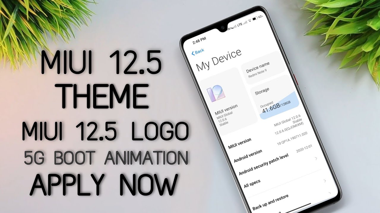 MIUI 12.5 New Theme Released Apply Now, New Logo & Boot Animation | MIUI 12.5 Theme