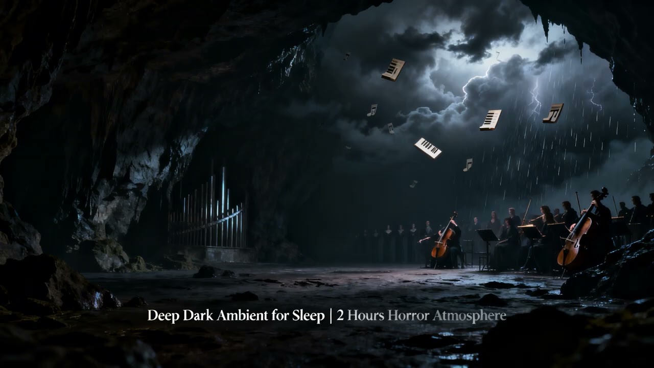 Deep Dark Ambient for Sleep | 2 Hours Horror Atmosphere