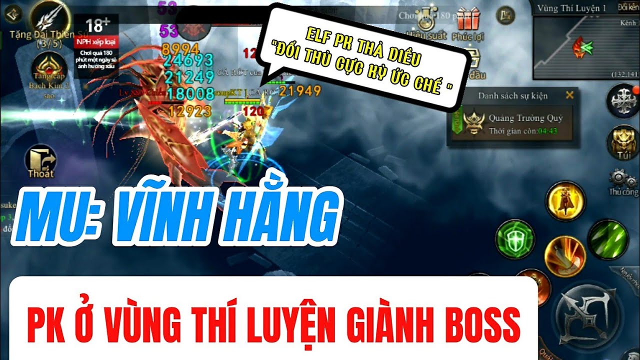 👑 MU VĨNH HẰNG : Ngày 13 - VÙNG THÍ LUYỆN CS2 | LỐI ĐÁNH CỰC HAY CỦA ELF CUNG THỦ TRƯỚC ĐỐI THỦ MẠNH