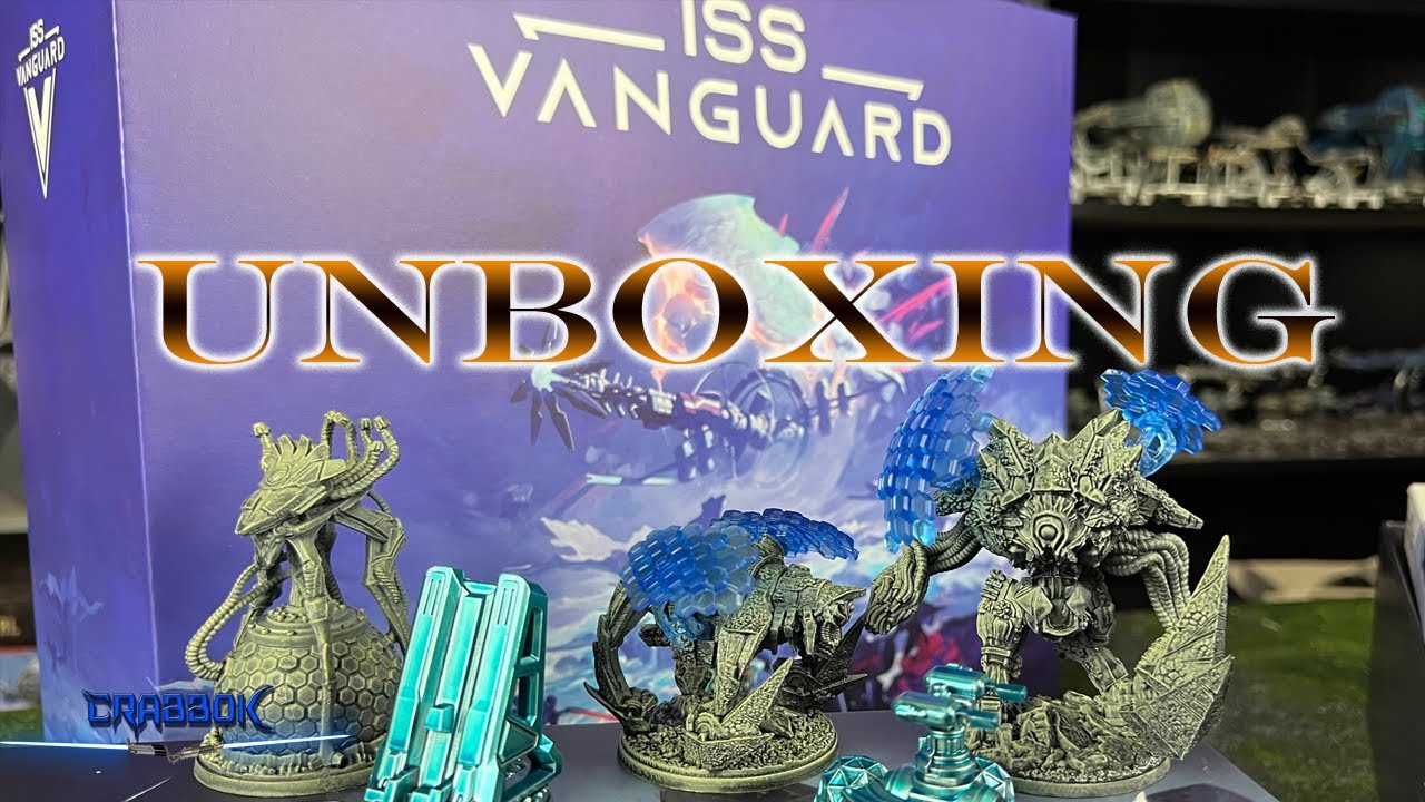 Is This The Most Beautiful Board Game Ever?  ISS Vanguard Unboxing - Awaken Realms