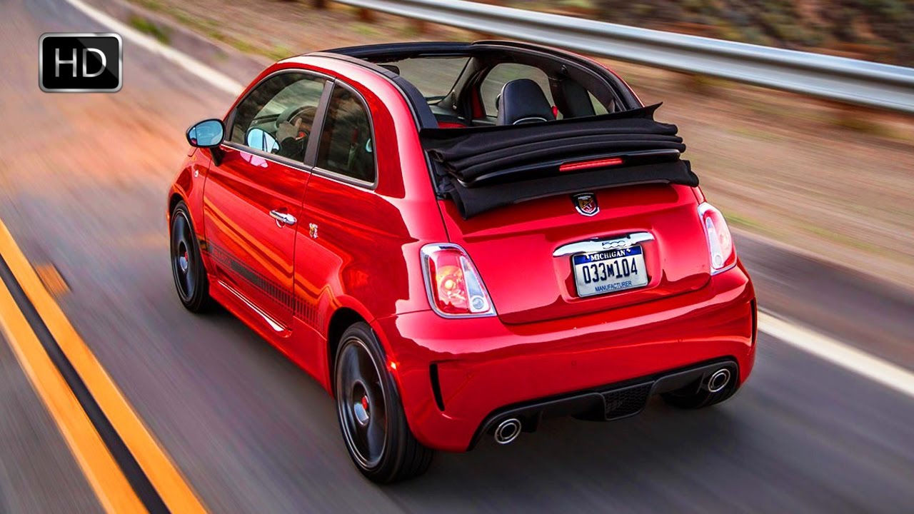 2017 Fiat 500 Abarth Cabrio (US Spec) Exterior - Interior Design & Road Test Drive HD