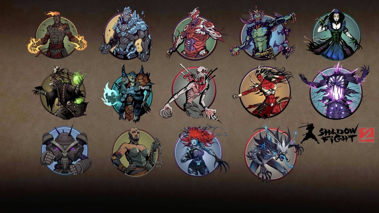 Shadow Fight 2 || All Underworld Raid BOSSES (Tier 1 - Tier 4)