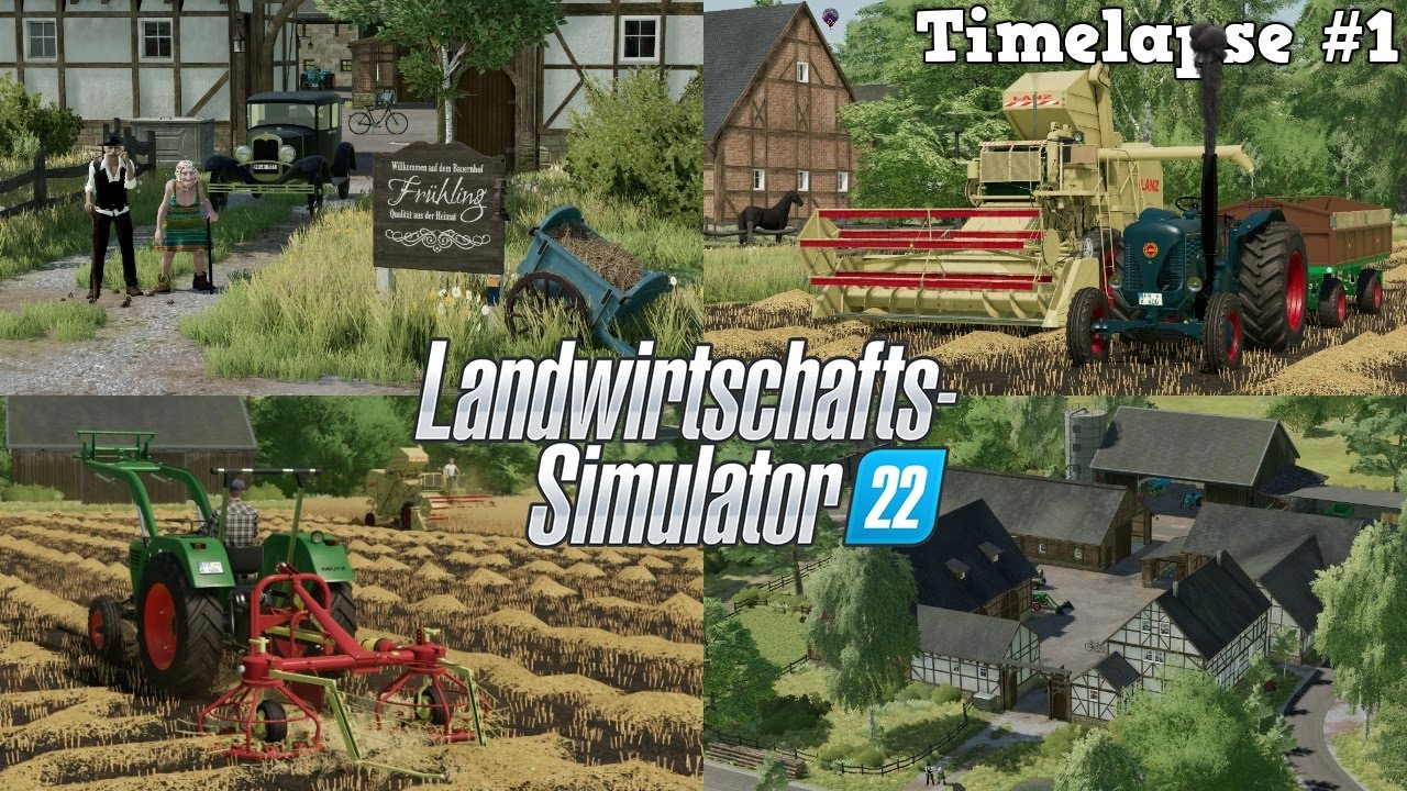 Herzlich Willkommen in FRÜHLING! 🚜💨 BESUCH eines HISTORISCHEN Hofes! 🤩👴👵 | [LS22] - Timelapse #1