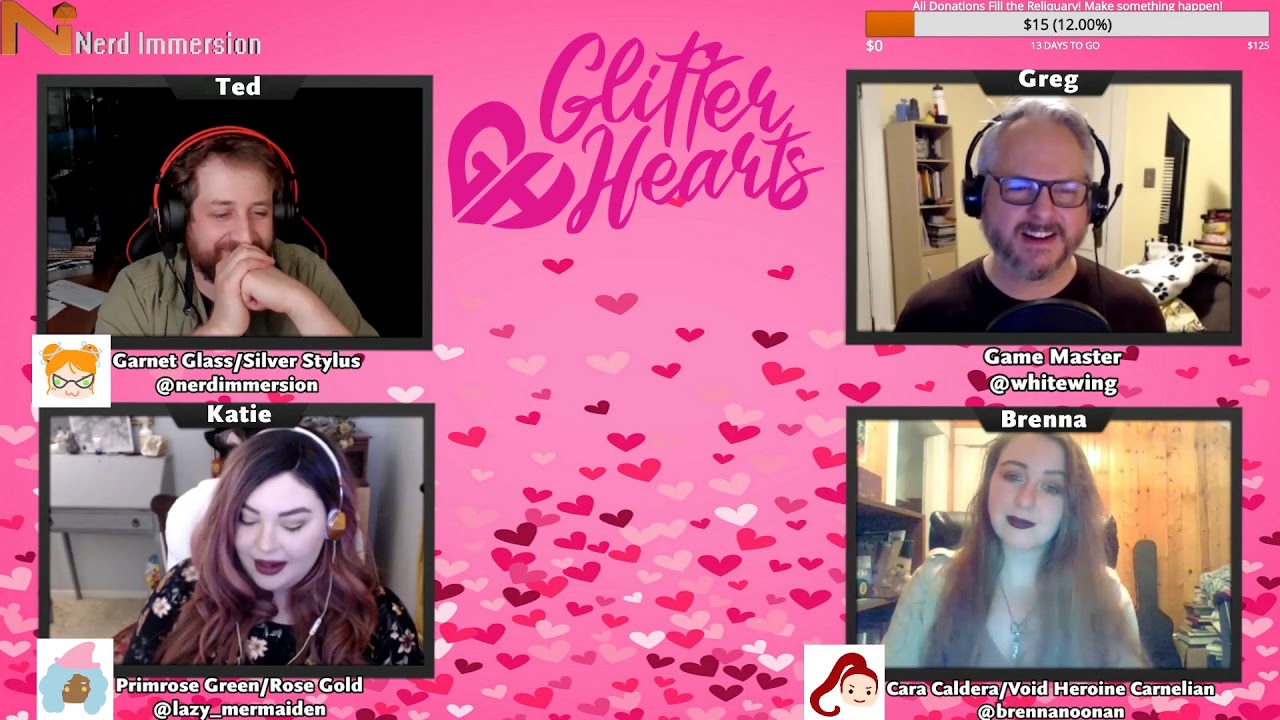 Glitter Hearts RPG Session 1 | Nerd Immersion