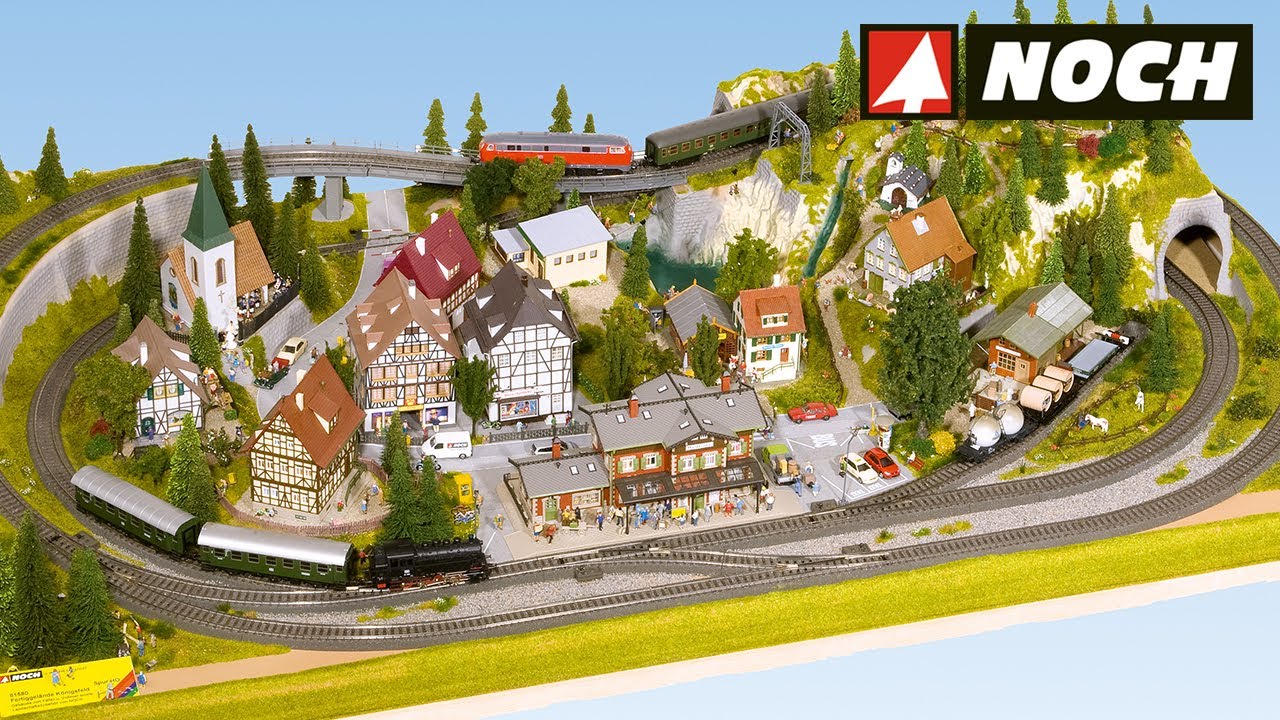 NOCH Modellbau Aufbau von Fertiggeländen für die Modelleisenbahn