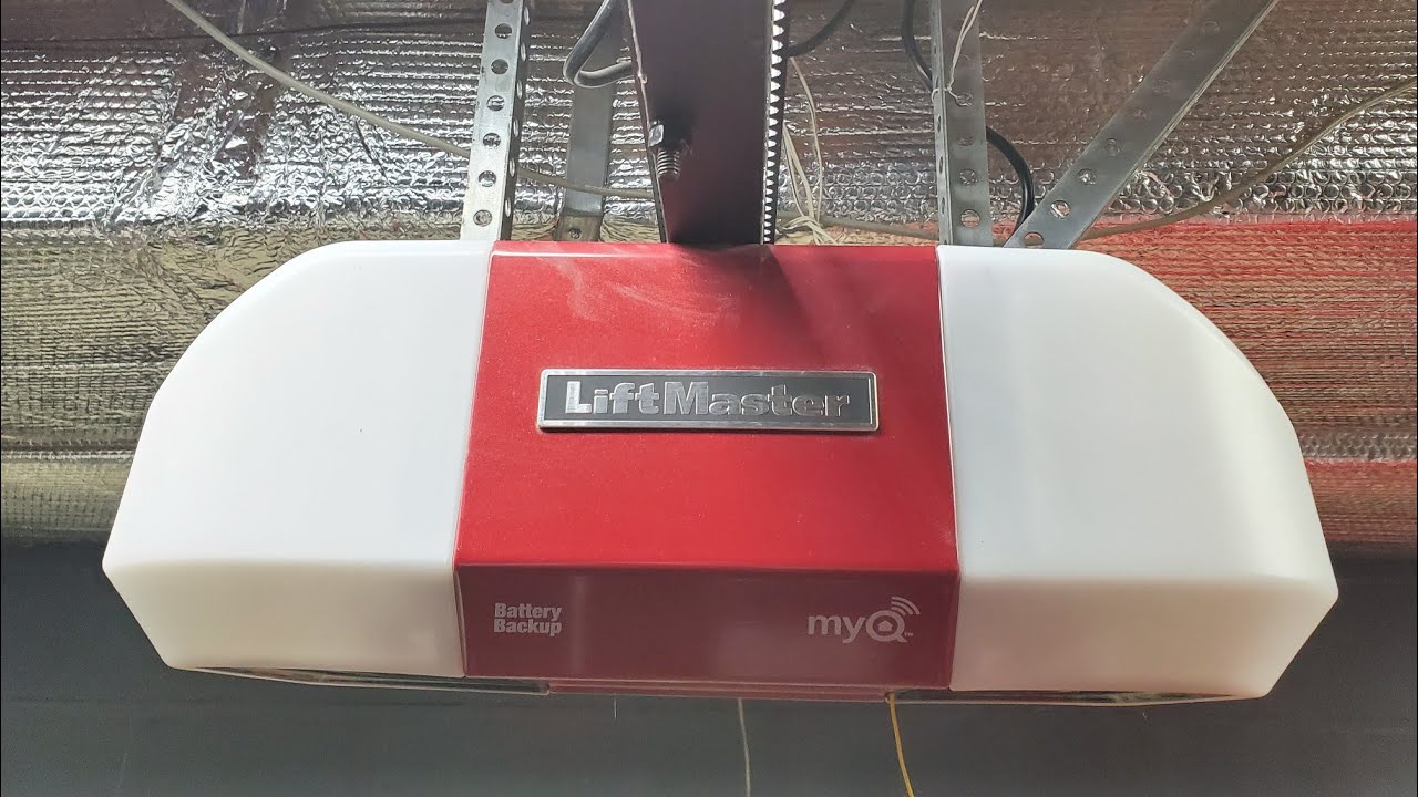 How to: Liftmaster 8550 garage door operator opener unboxing and assembly. 10 minute build