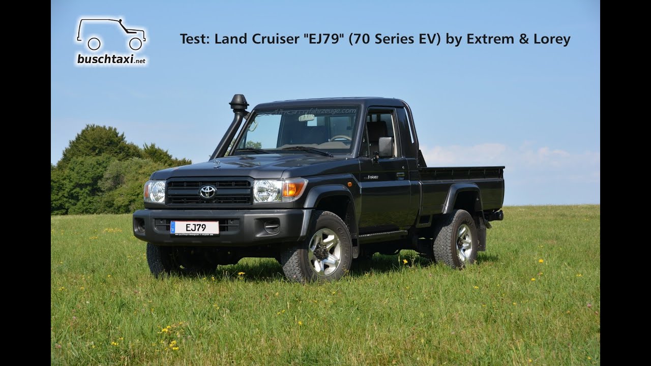 Buschtaxi.net: Test Land Cruiser EJ79 (70 Series EV)