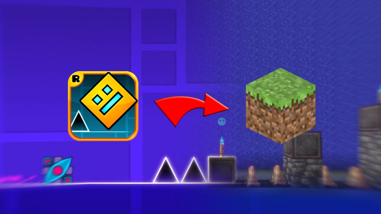 STEREO MADNESS in MINECRAFT | Geometry Dash in Minecraft