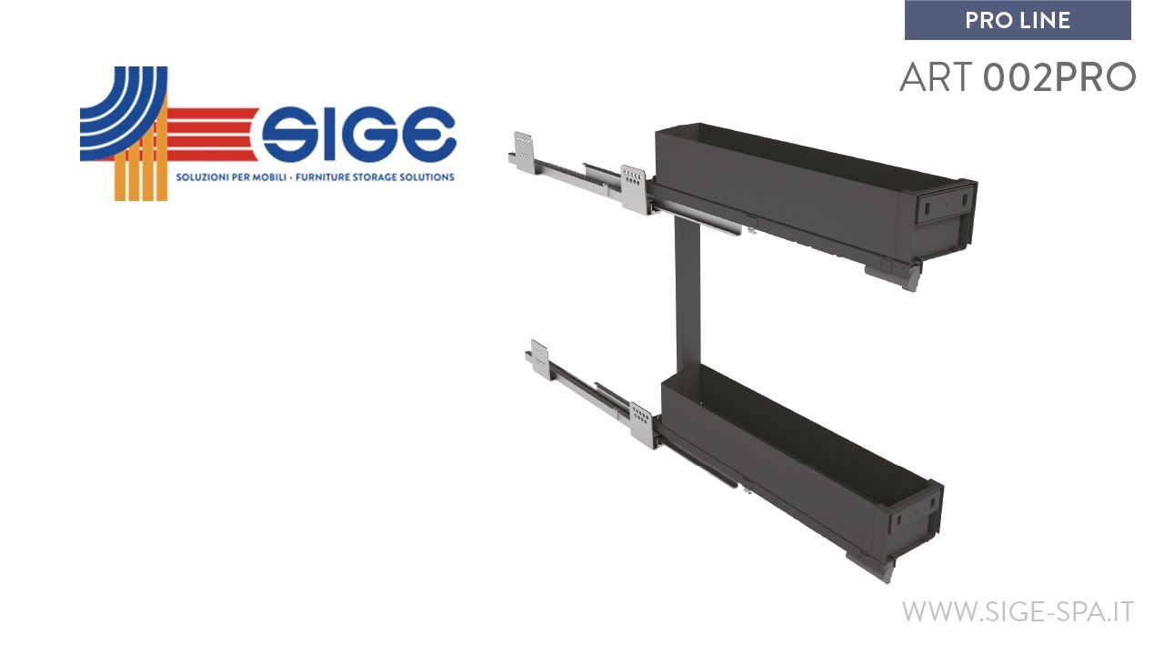 SIGE SPA  - Cestello per cucina 002PRO - Installation video