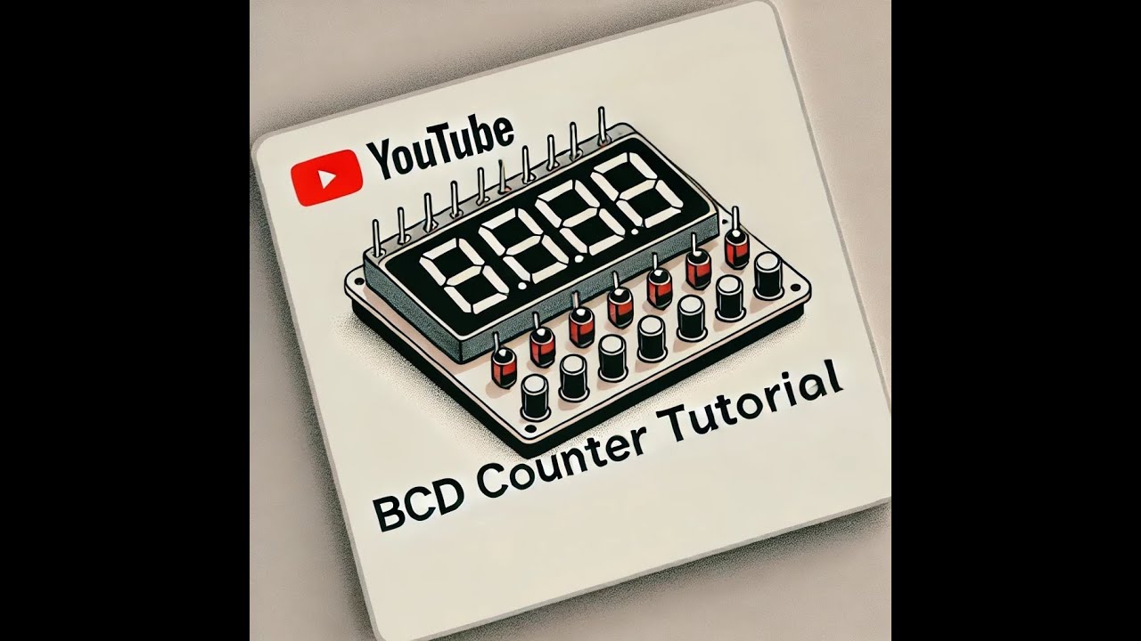 BCD counter with 7-segment display (Detailled)