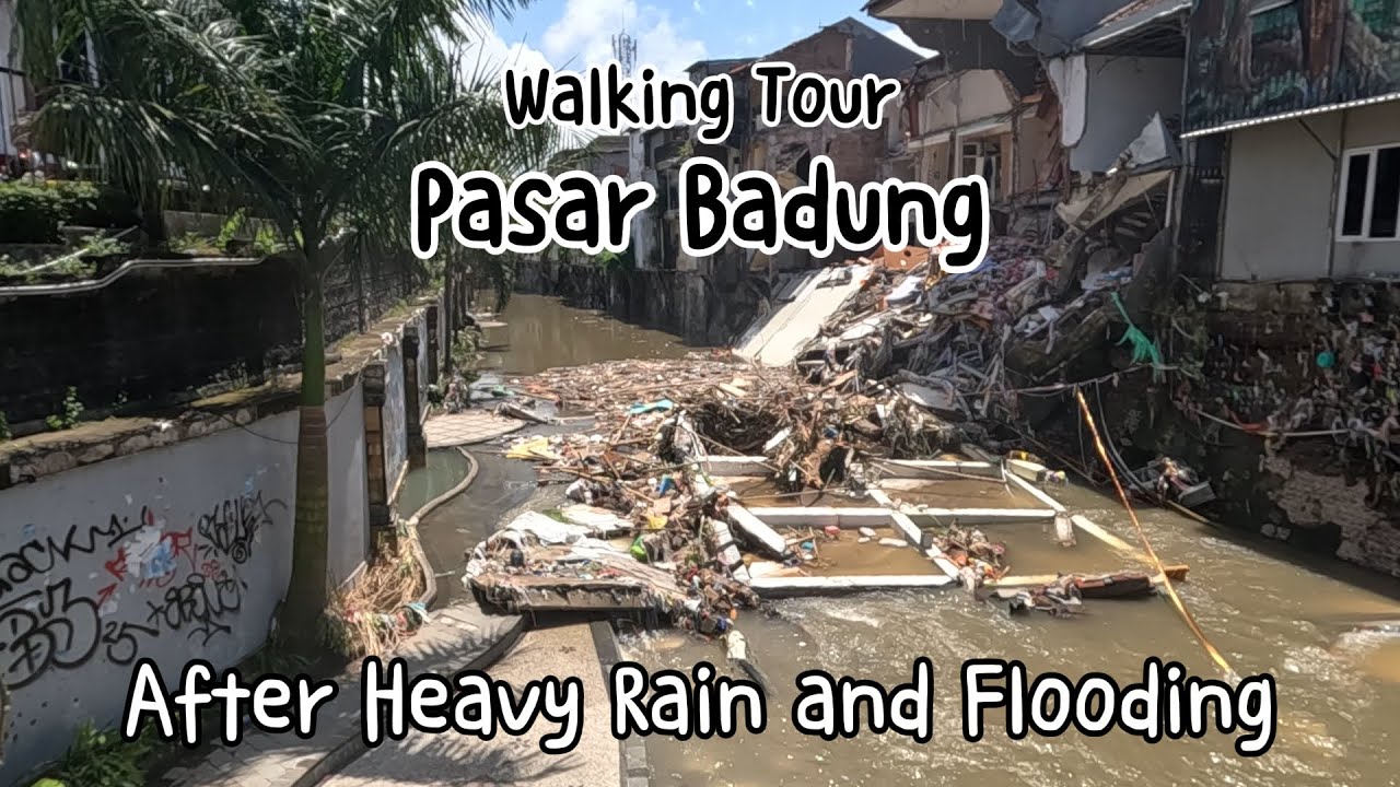 PASAR BADUNG BALI🇮🇩 WALKING TOUR 2025 | After Heavy Rain & Flooding