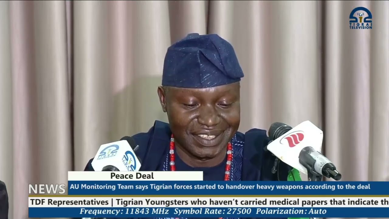 AU Monitoring Team says Tigrian forces started to handover heavy weapons according to the deal