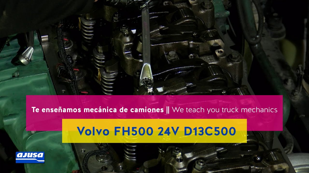 Te enseñamos mecánica de camiones👩‍🔧🚛 || We teach you truck mechanics - Volvo FH500 24V D13C500🚚