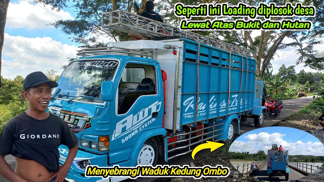 AWJ Sound System Perdana Loading diplosok Desa Juwangi Perjalanan Sampai 2 jam