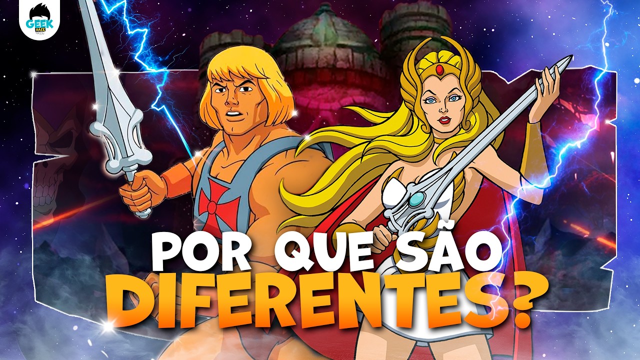 PODER OU HONRA? A DIFERENÇA ENTRE HE-MAN E SHE-RA
