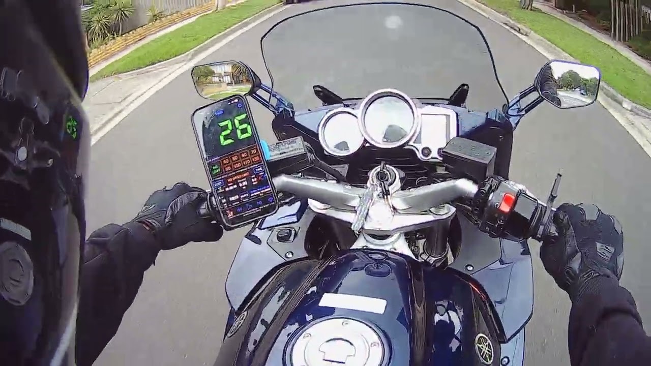 2007 Yamaha fjr 1300 a ride with air bag Alpinestars tech 5 plasma 