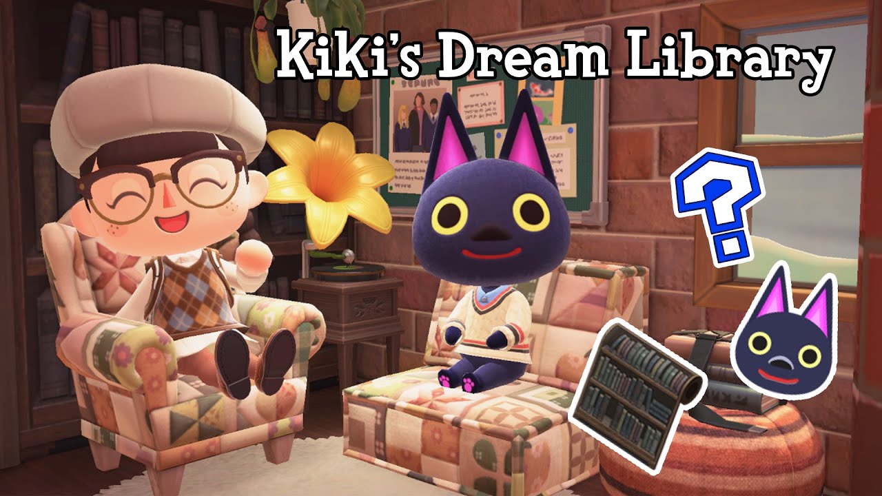 Kiki Gets a Dream Library (ACNH Lets Play) || Izzy Sneed
