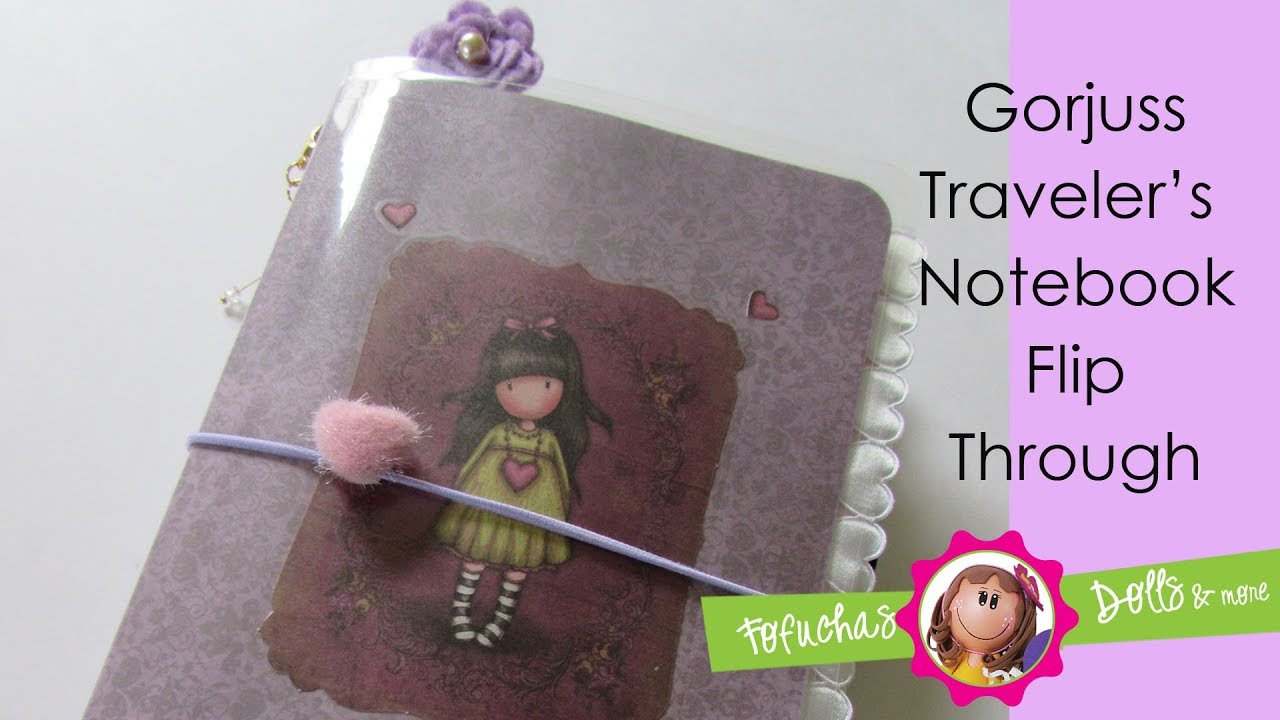 Gorjuss TN Flip Through - B6 Laminated Traveler's Notebook
