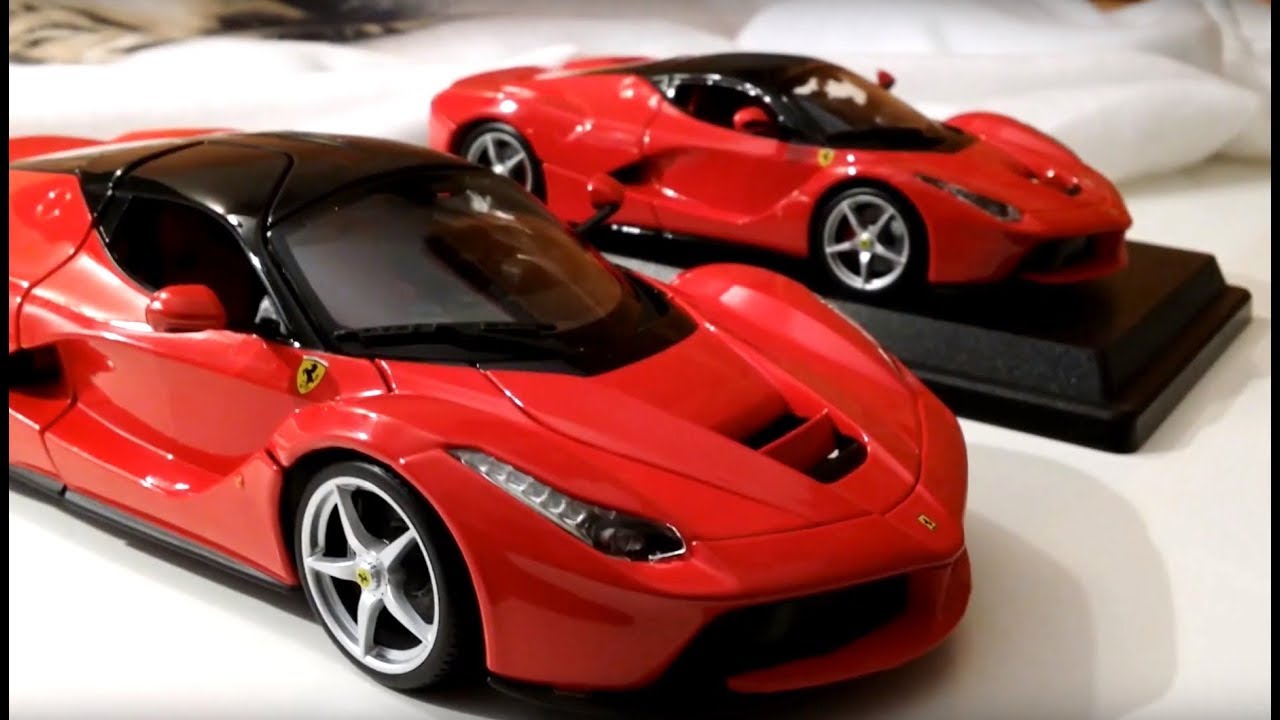 Comparison: Bburago Laferrari 1/18 vs. 1/24