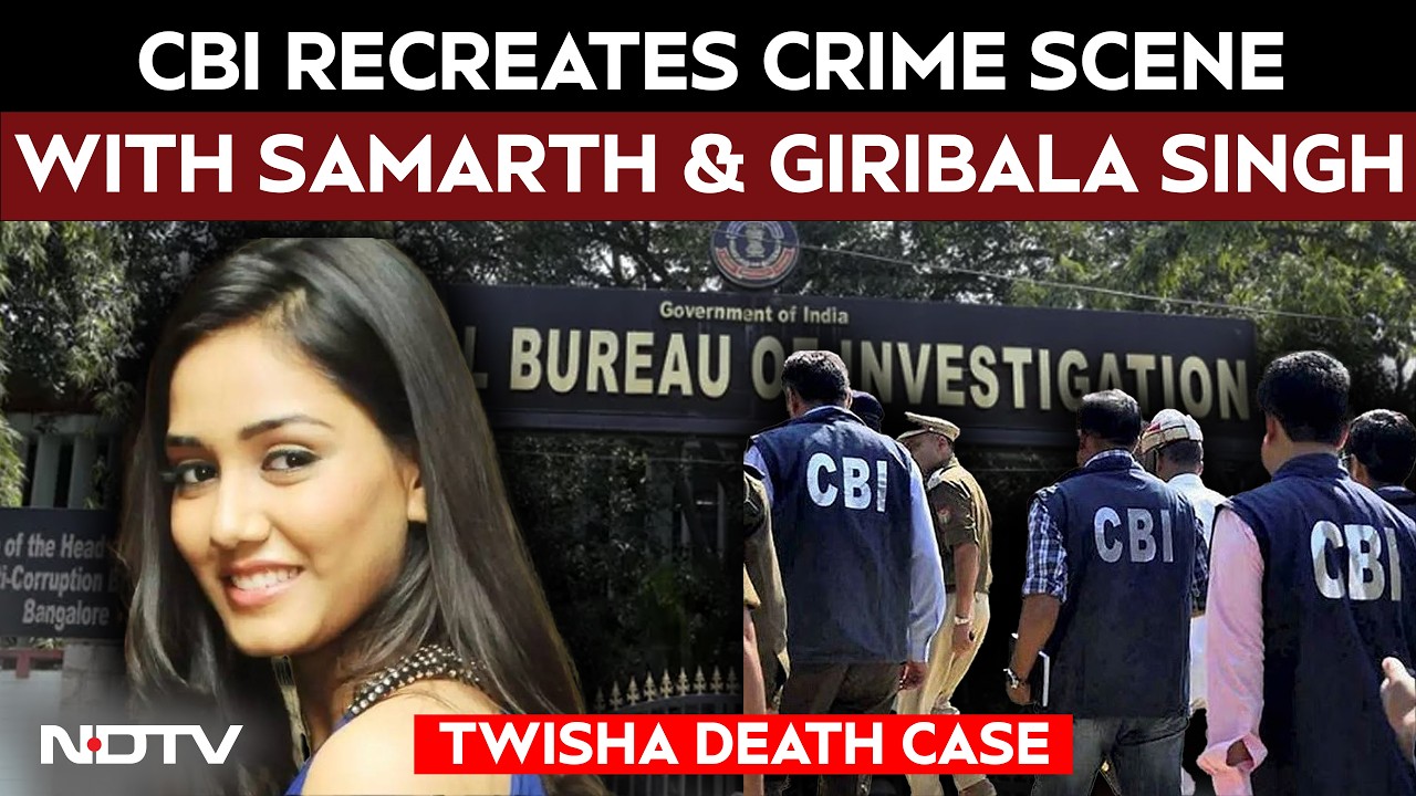 Twisha Sharma Death Probe LIVE | CBI Recreates Crime Scene with Samarth & Giribala Singh