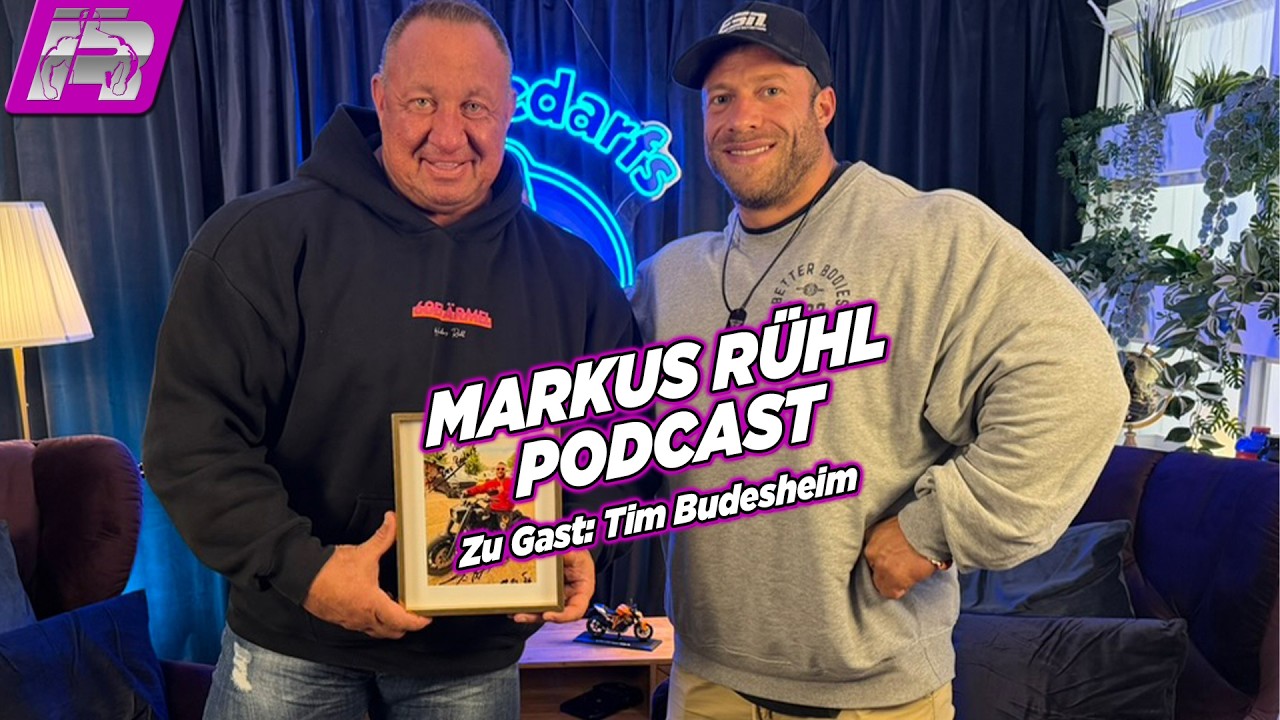 Markus R&uuml;hl Podcast mit Tim Budesheim &uuml;ber Profibodybuilding und das Leben abseits der B&uuml;hne