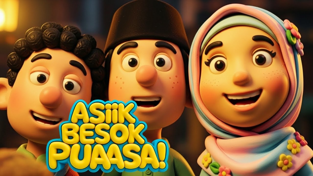 🕌 Lagu Anak Islami – Puasa Tiba | Indahnya Bulan Puasa | Faris and Friends 👦🏻