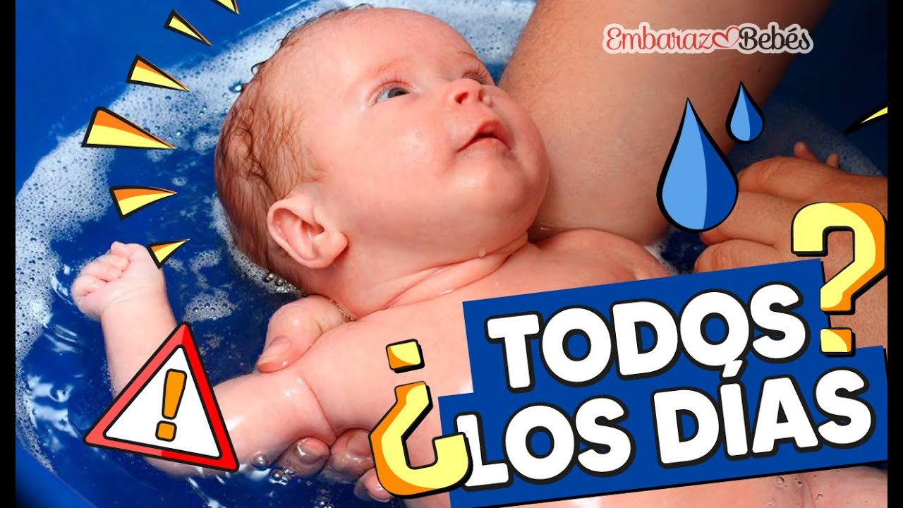 🚿🤔&iquest;Debo BA&Ntilde;AR a mi beb&eacute; TODOS LOS D&Iacute;AS? &iexcl;La respuesta!