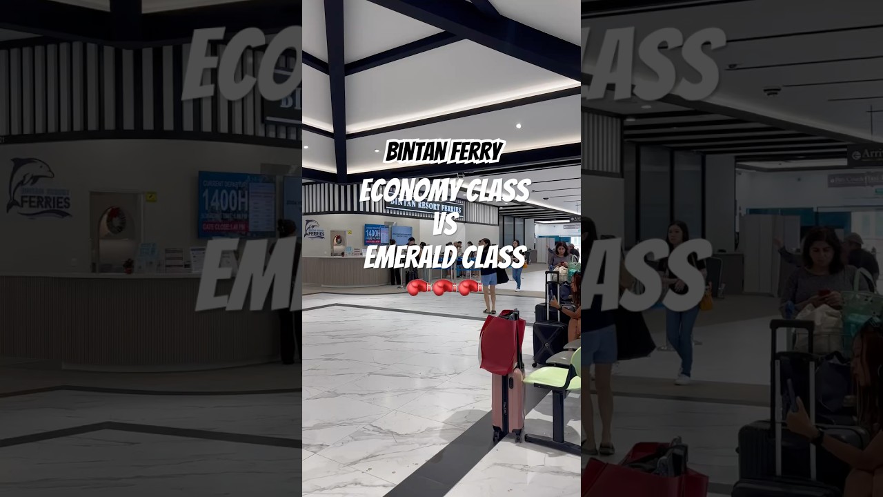Bintan Ferry Economy versus Emerald Class ⛴️ Is it worth the upgrade? #bintan #bintanisland #ferry