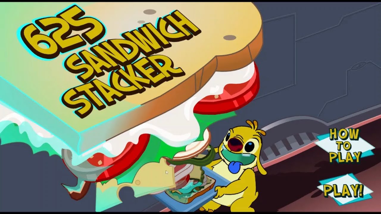 625 Sandwich Stacker - Classic Disney Computer Game