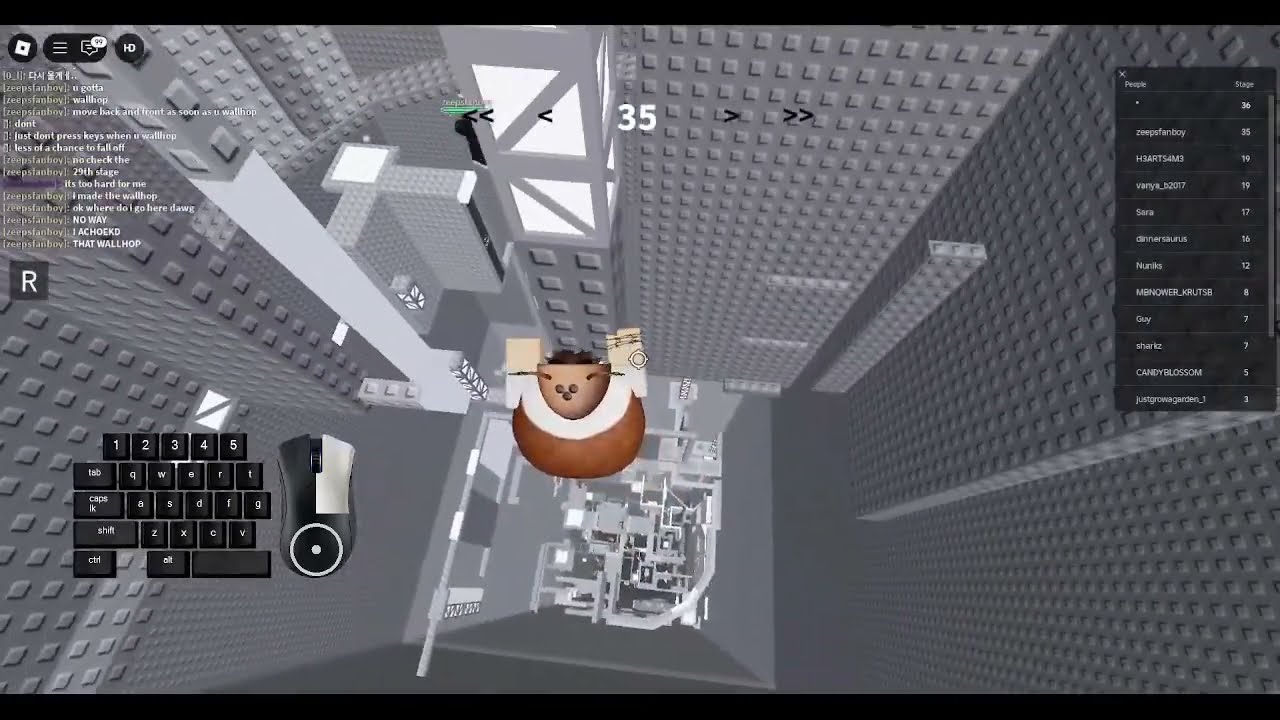 Stage 35-36 on cloud tower roblox guide 1st trackpad finish