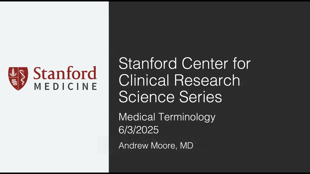 Medical Terminology and Common Medical Acronyms with Andrew Moore, MD