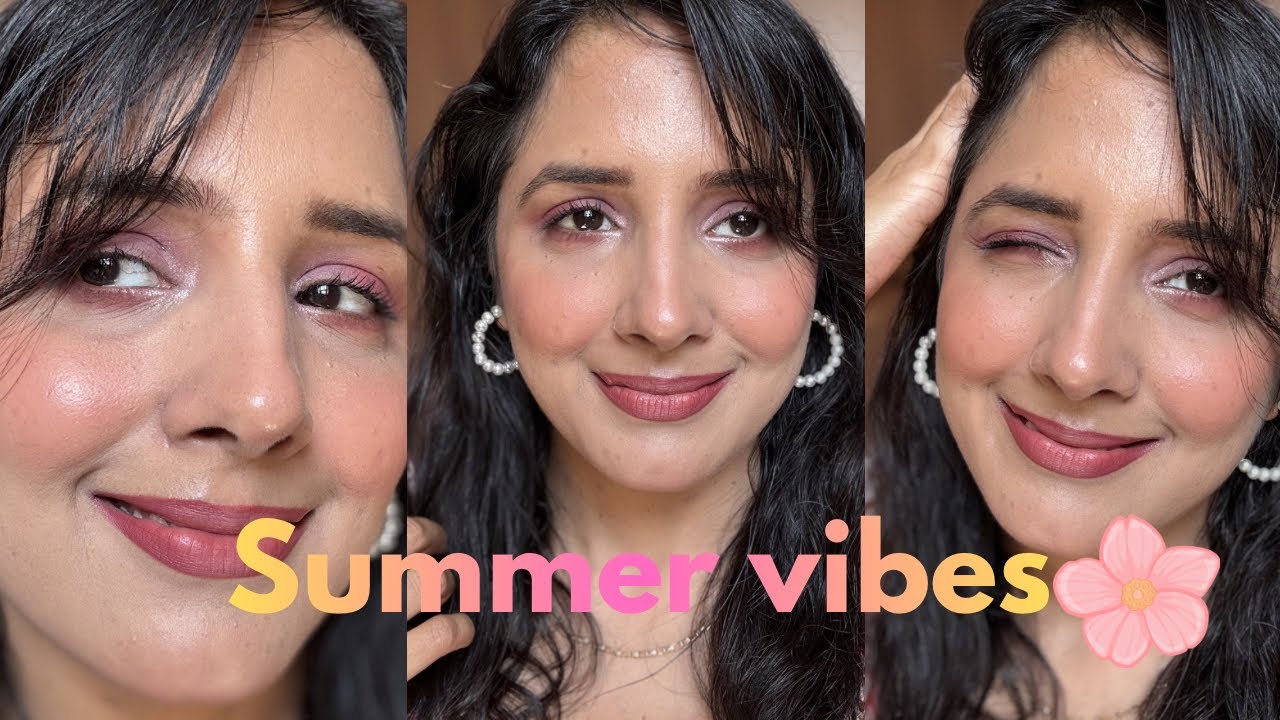 Long-lasting Flawless makeup look|Summer makeup tutorial at home#nofilter 