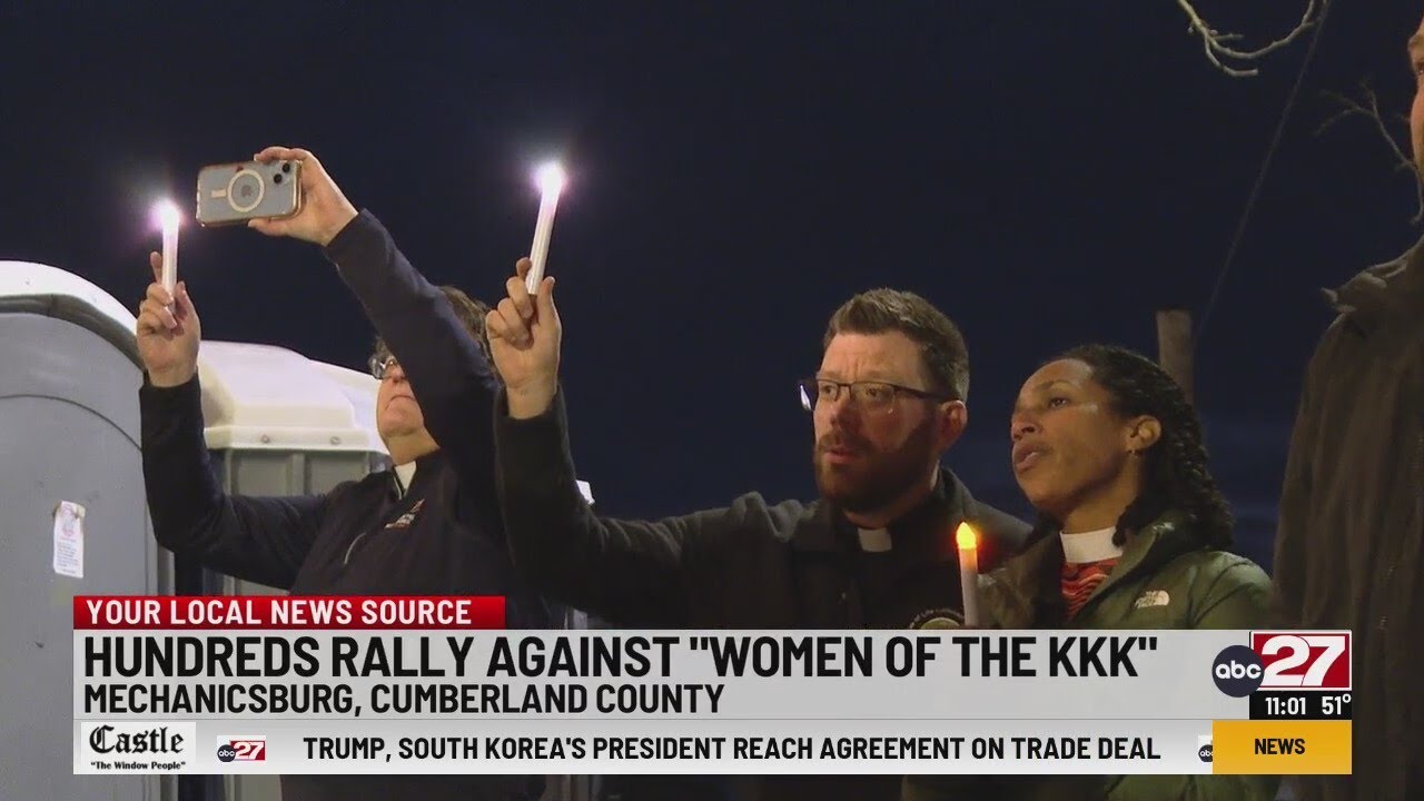 Mechanicsburg residents pack town hall in response to KKK recruitment at Halloween parade