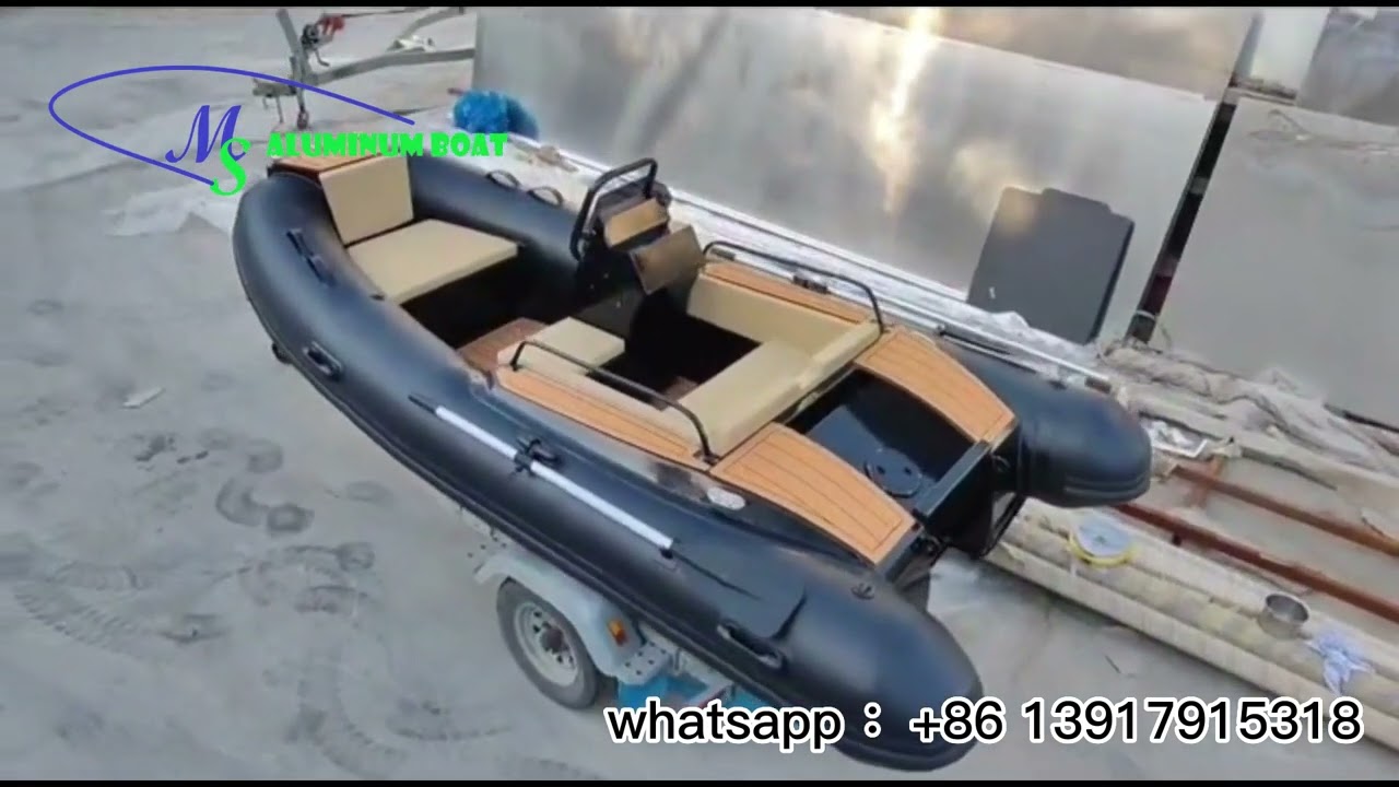 The new 3.6m luxury aluminum alloy inflatable boat with an inner width of 90cm. | MS Shipbuilding