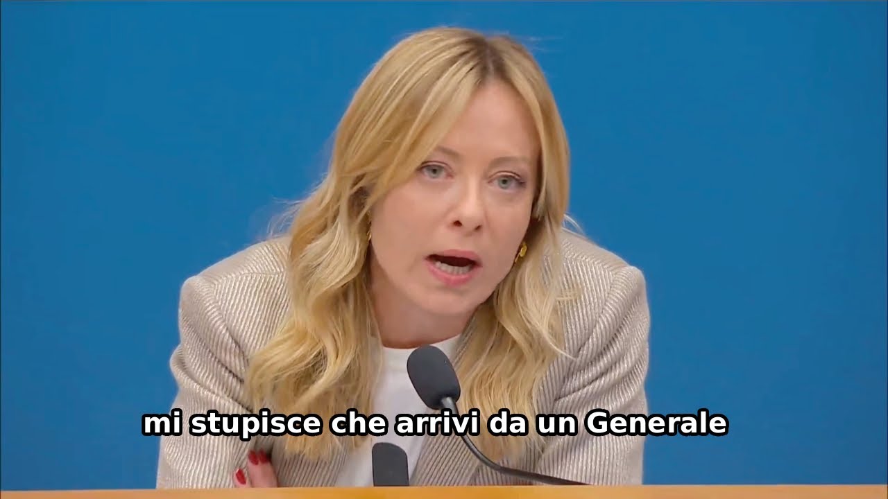 GIORGIA MELONI SU VANNACCI: “MI STUPISCE IL NO DA UN GENERALE AL DECRETO UCRAINA”