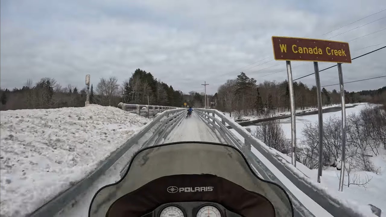 Ohio ridge riders poker run pt 1 - Adirondacks, NY #polaris #snowmobile #polarissnowmobile