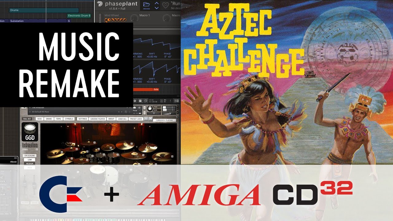 Aztec Challenge Music Remake + Special Amiga CD32 version