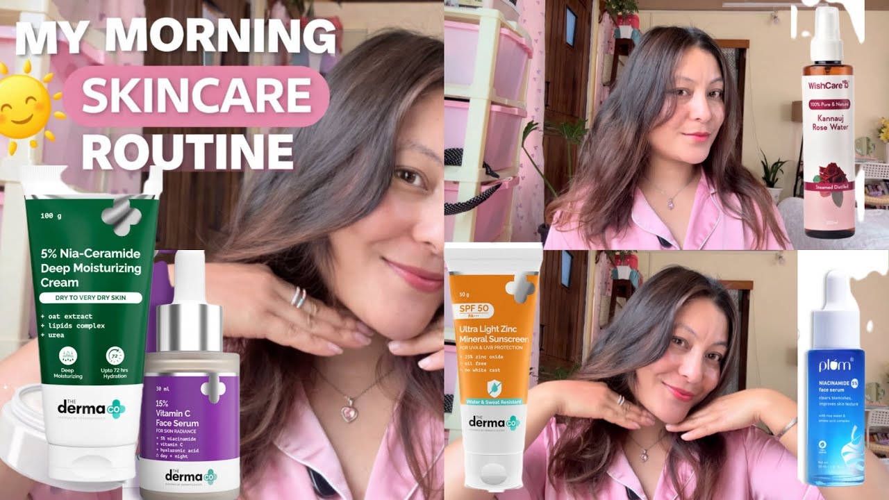Updated Unfiltered Morning Skincare Routine | Ki Jingtah khmat ba Nga tah ha Ka Por Mynstep