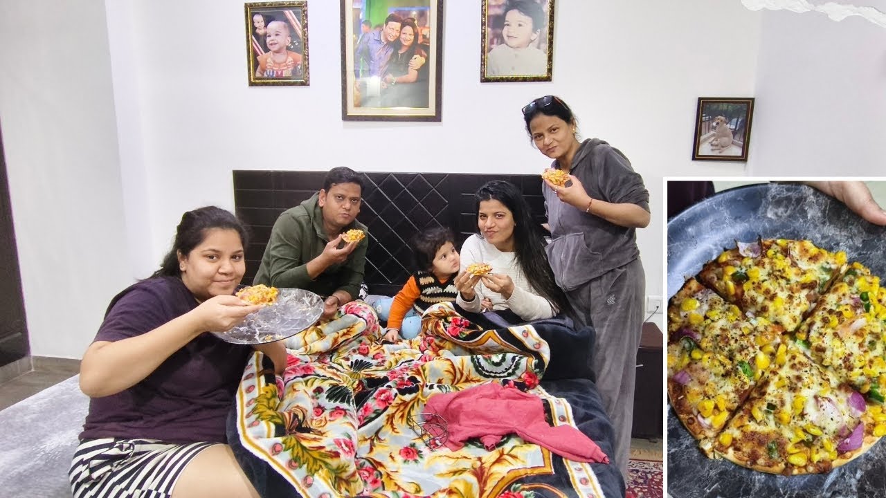 🍕PIZZA PARTY/ANAYA KE SAATH PURA DIN ENJOY KIYA 😃☺️ 