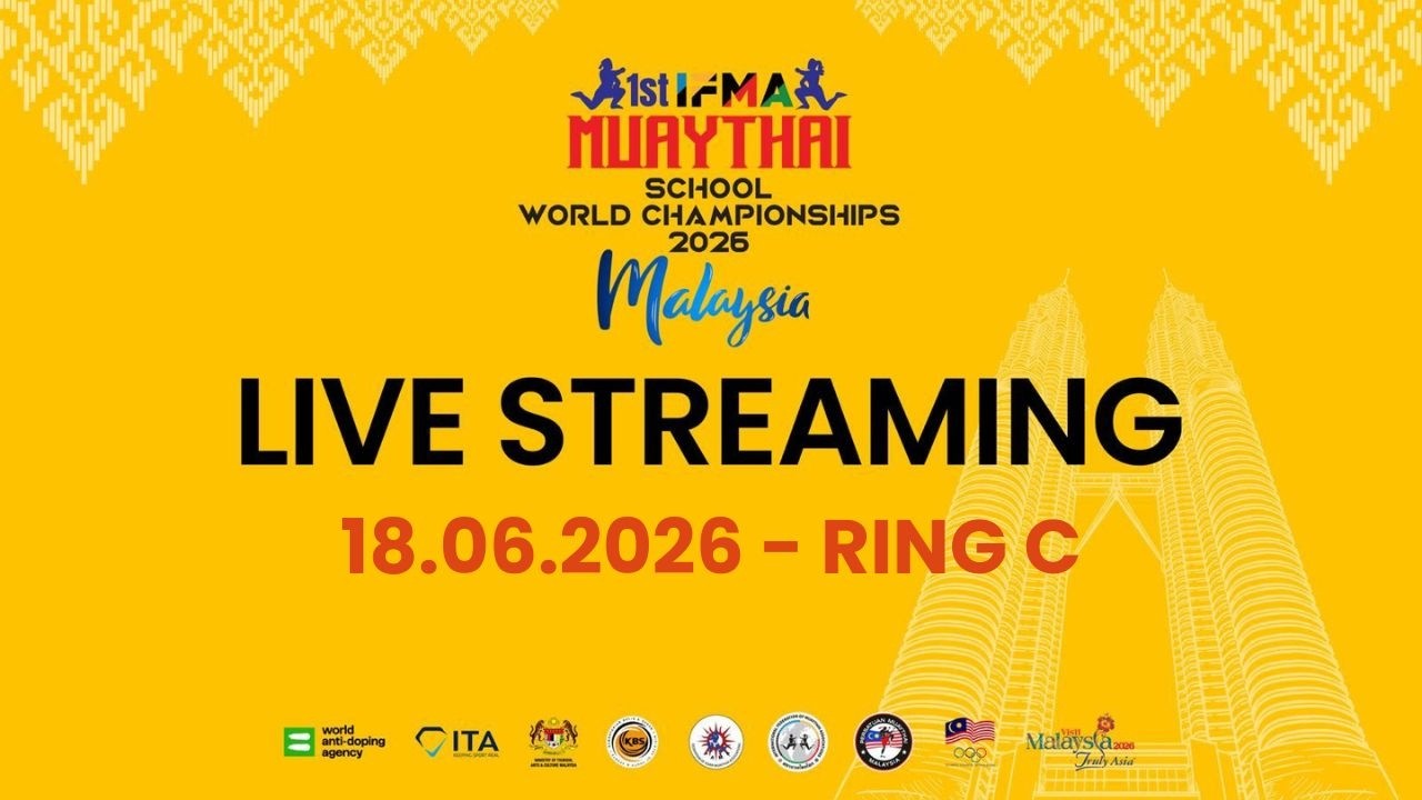 LIVE | Ring C | IFMA Muaythai School World Championships 2026 | Day 1 | 18 June 2026