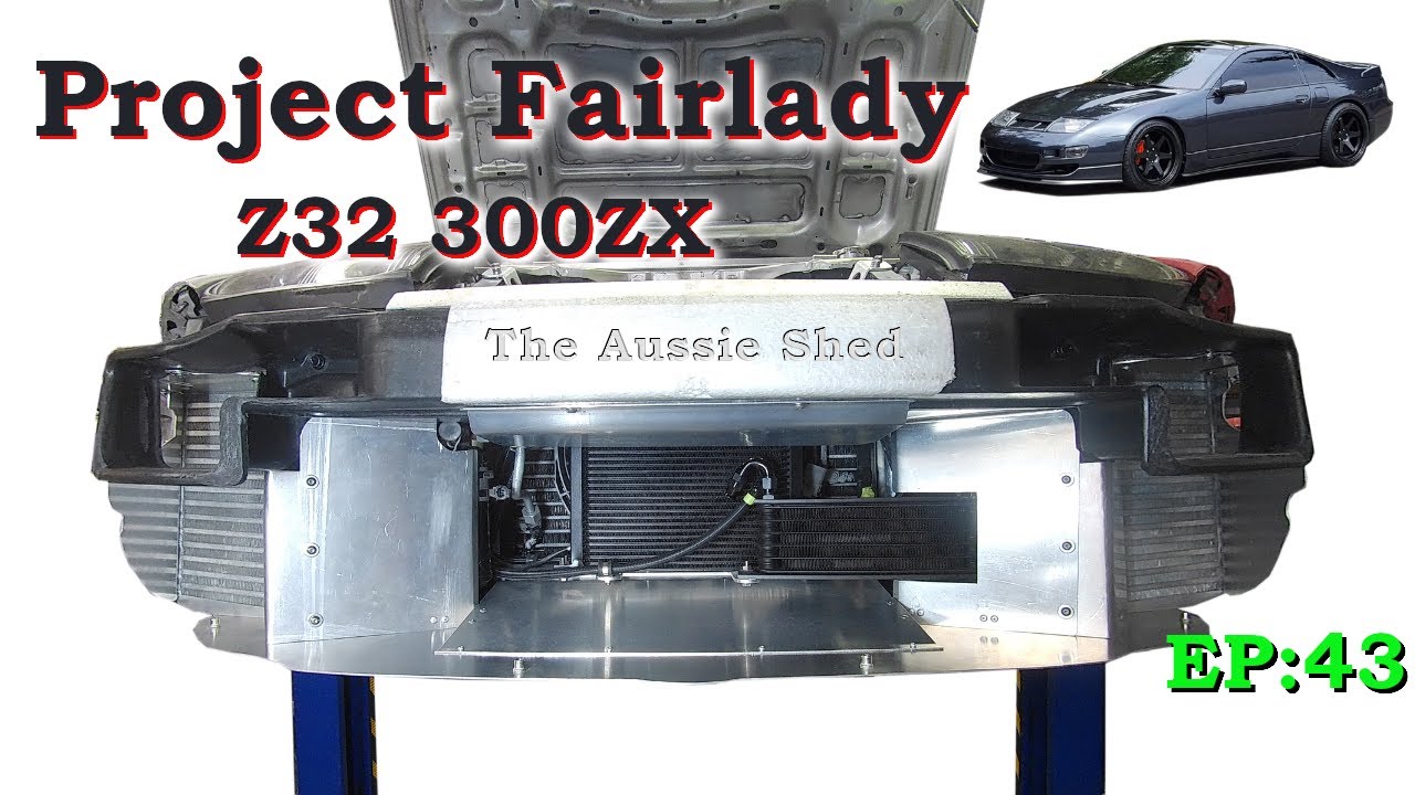 Front Ducting Fabrication. Part 2. Project Fairlady, The Nissan Z32 300zx Twin Turbo Mega Build
