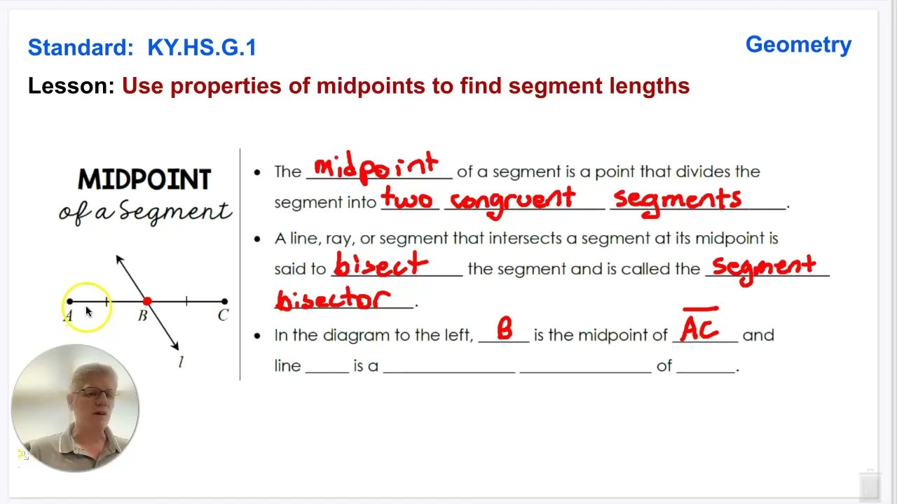 I Can Use Midpoints to Find Segment Lengths - Part 1
