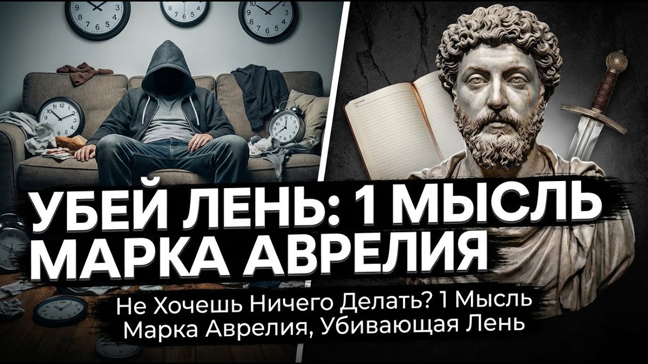 Не Хочешь Ничего Делать? 1 Мысль Марка Аврелия, Убивающая Лень