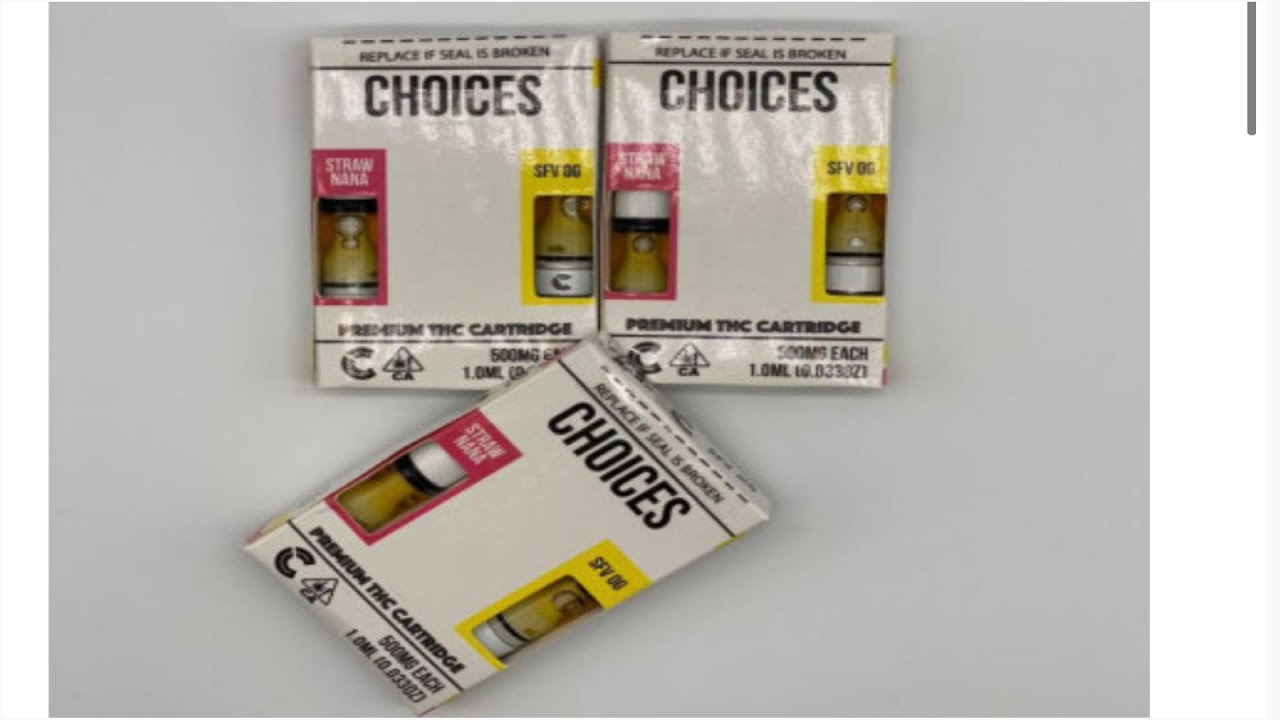 🔥 New Choices THC Cartridge 🔥