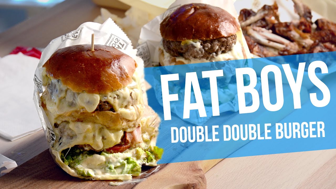FAT BOYS - DOUBLE DOUBLE BURGER!