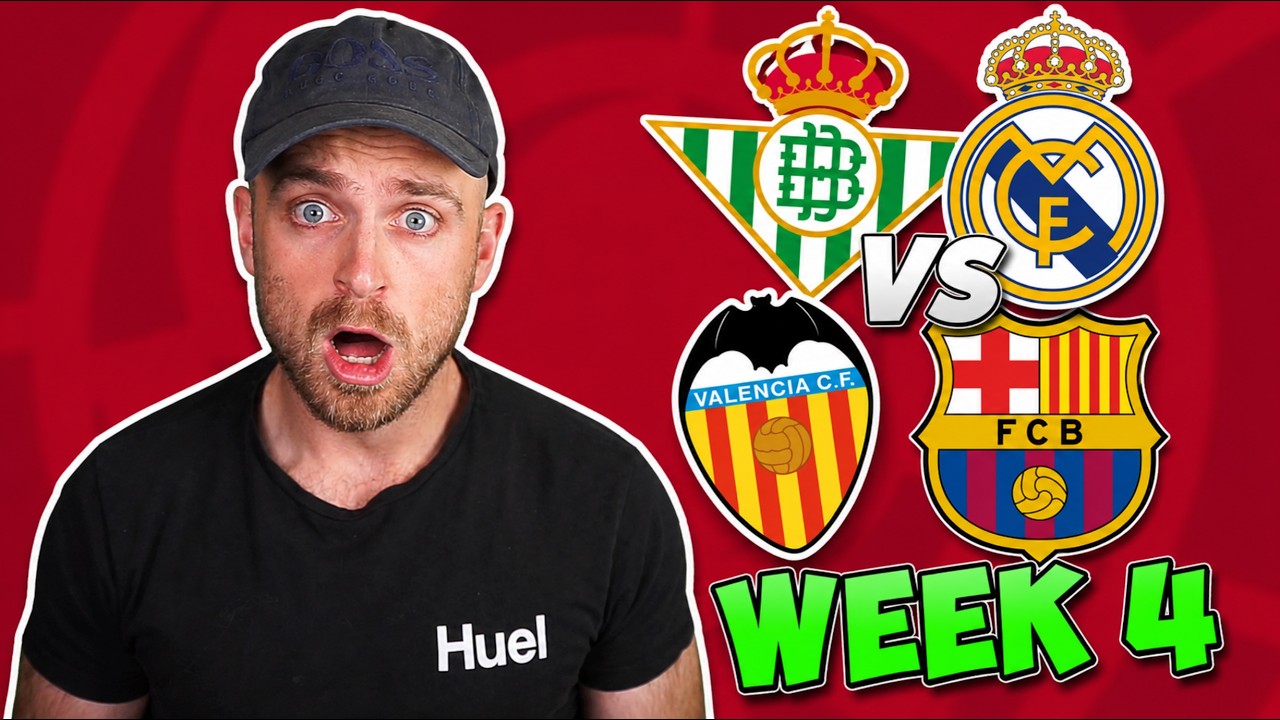 LA LIGA WEEK 4 PREDICTIONS & TIPS!
