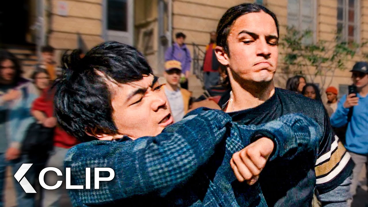 Li intenta la LEGENDARIA Patada del Dragón contra Conor - KARATE KID: LEYENDAS Clip | Jackie Chan