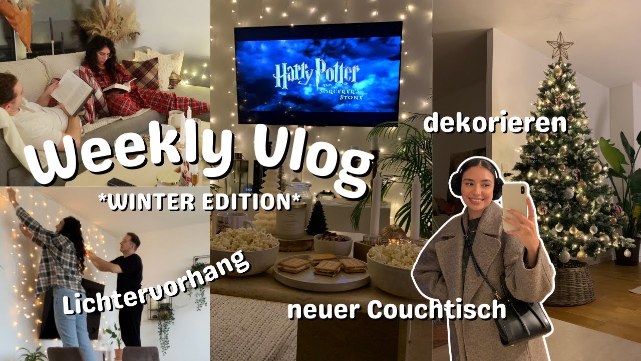 Neuer COUCHTISCH, H&M HOME Haul, Cozy HARRY POTTER Abend, Wohnung dekorieren ✨ WEEKLY VLOG